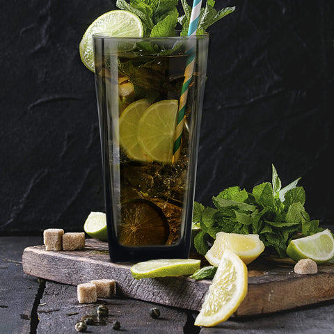 Top-spring versatile tumbler for coffee, tea, water, or juice.