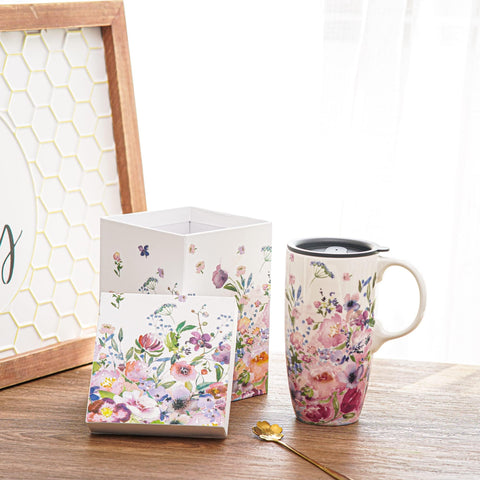 Topadorn mug in colorful packaging, ready for gifting