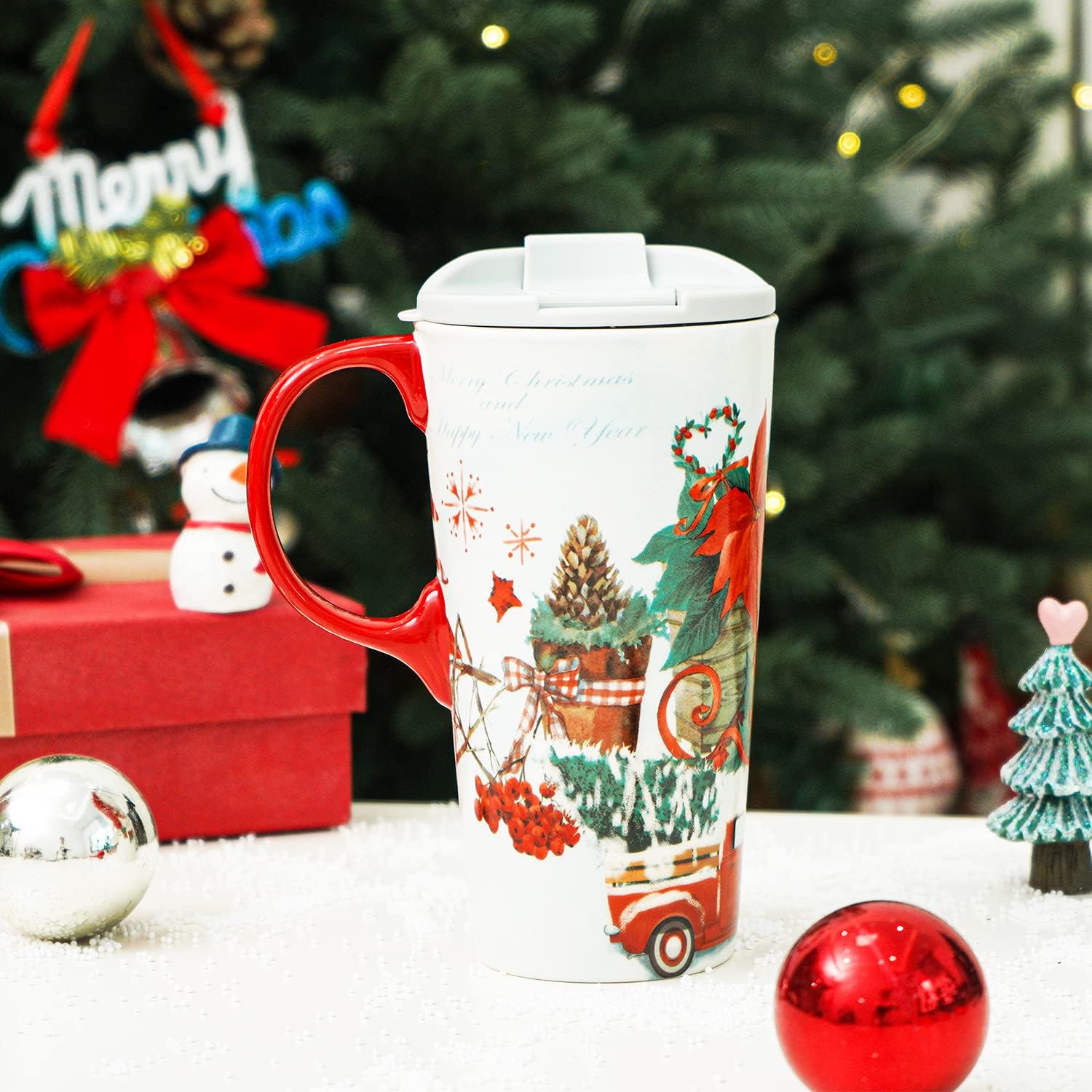 Topadorn Christmas mug designed for festive cocoa moments