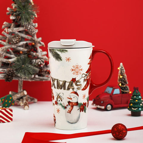 Topadorn dishwasher-safe ceramic mug for easy cleaning