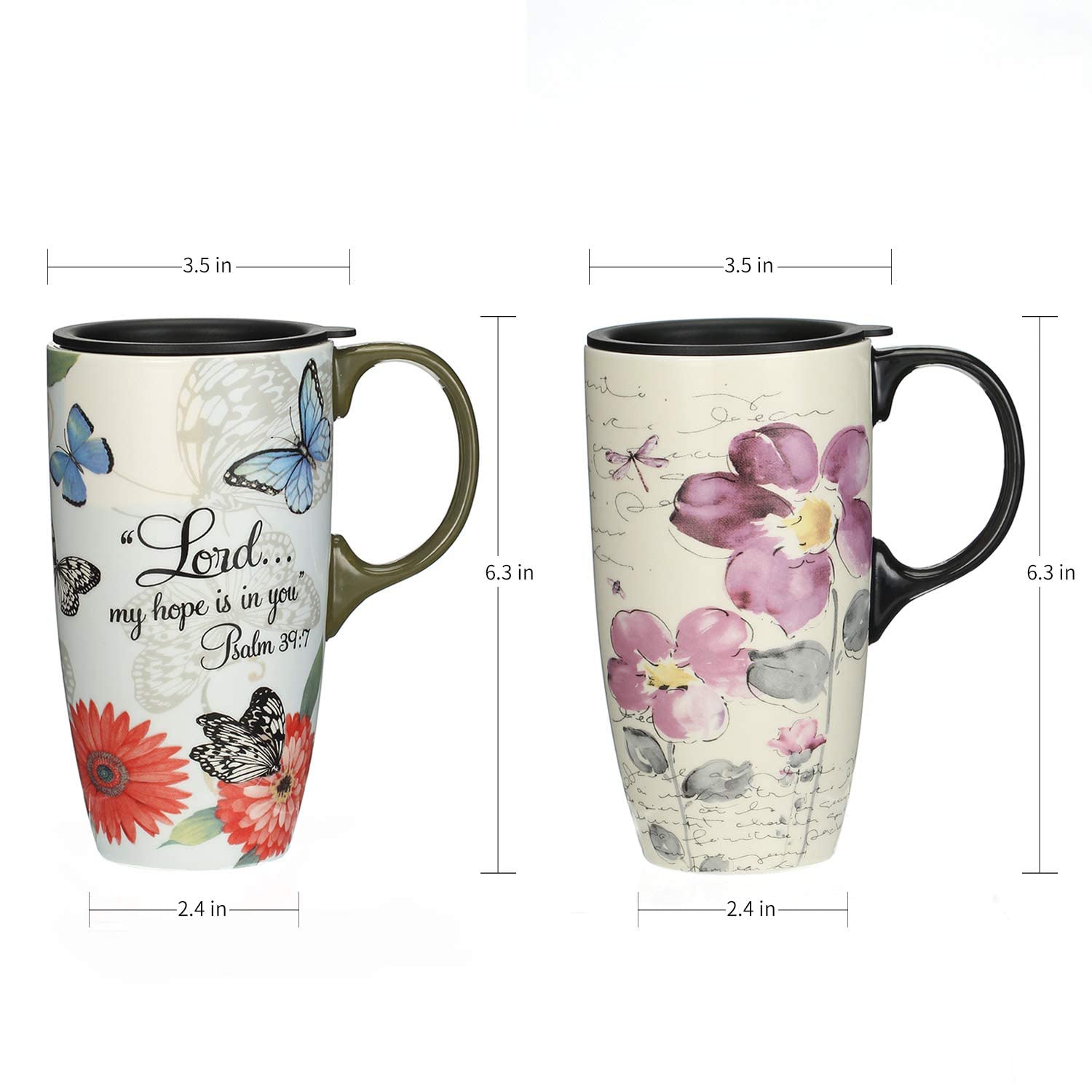 Topadorn microwave safe and dishwasher safe mug
