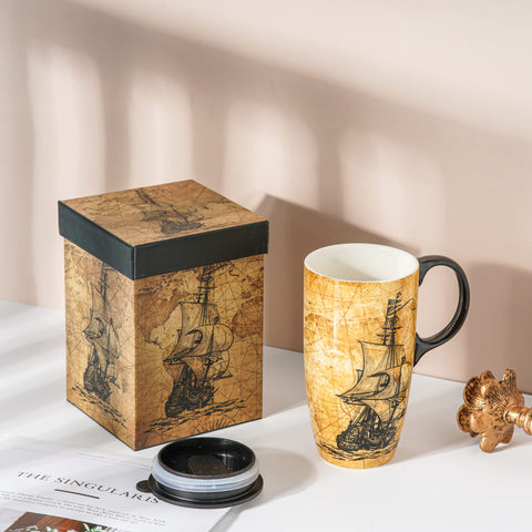Topadorn gift-boxed mug presents a perfect gift option for tea lovers.