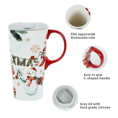 Topadorn gift-ready ceramic mug, perfect for holidays