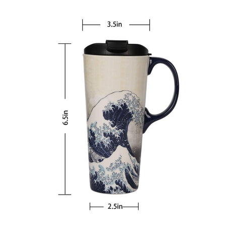 Topadorn microwave-safe mug for quick reheats of your beverage.