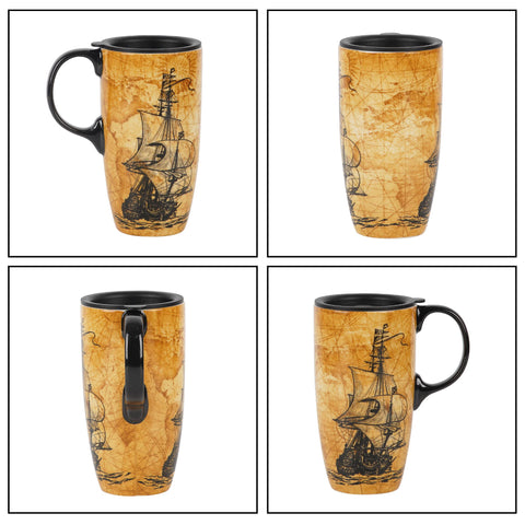 Topadorn dishwasher-safe mug simplifies cleanup after daily coffee.