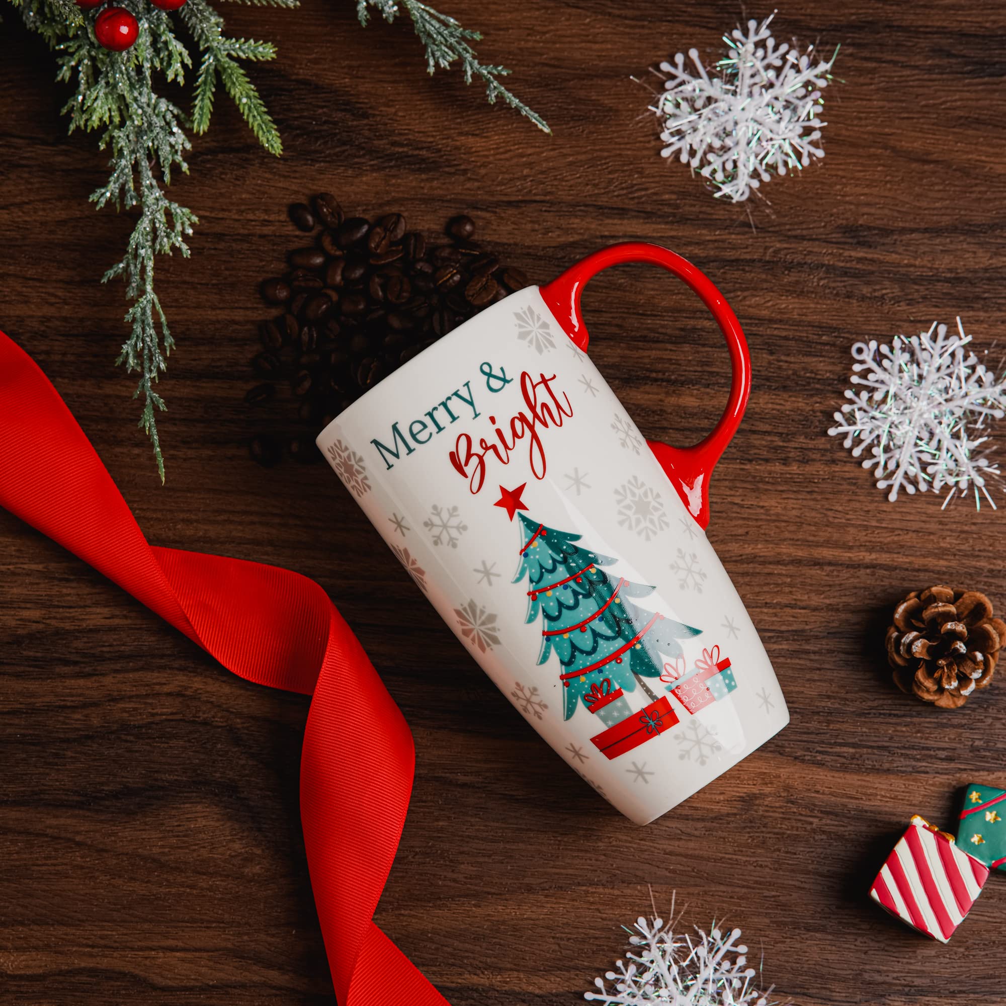 Topadorn mug in gift box with matching color, ready for gifting.