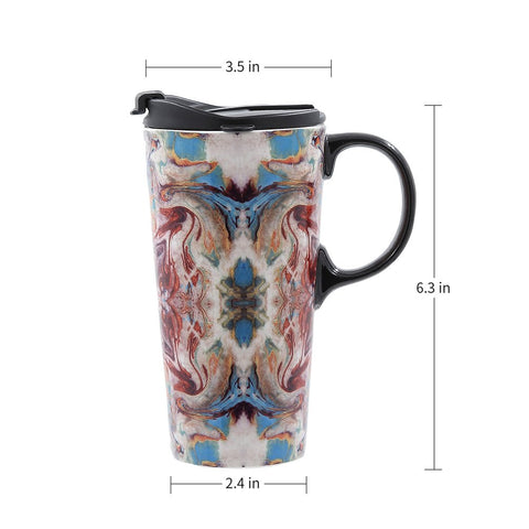 Topadorn versatile mug enhances kitchen decor with global chic vibe