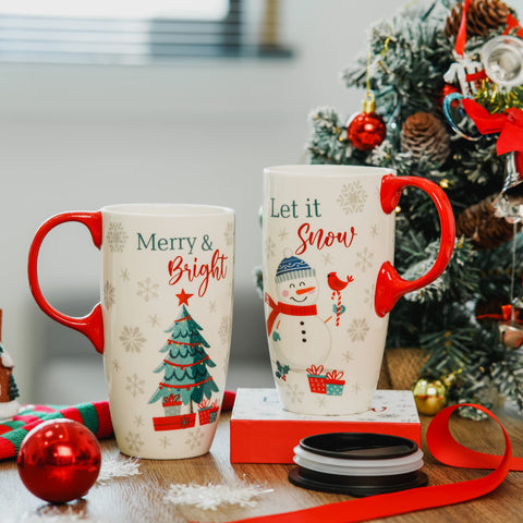 Topadorn gift box with mug, ready for holiday gifting.