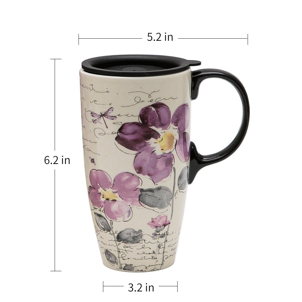 Sealed lid with silicone ring on Topadorn mug – helps prevent spills during commutes.