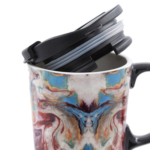 Topadorn travel mug inside color box, ideal for gifting