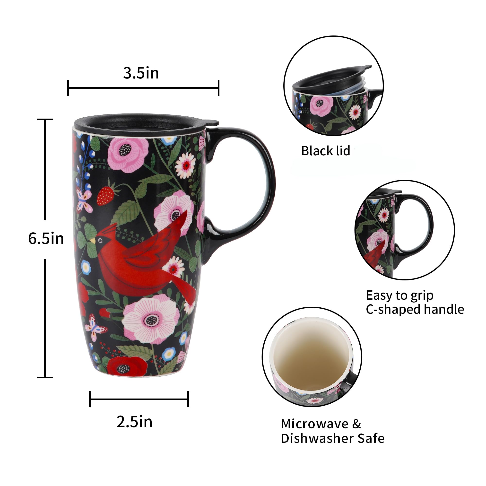 Topadorn travel mug dishwasher-safe icon for easy cleanup after busy days