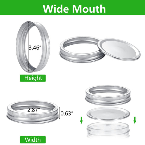 Topbooc lids are reusable and compatible with regular-mouth jars