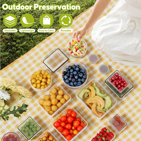 Topchase versatile set suits meal prep, picnics, camping, and travel.