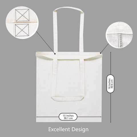 TopDesign tote bag decorated for DIY project ready for personalization