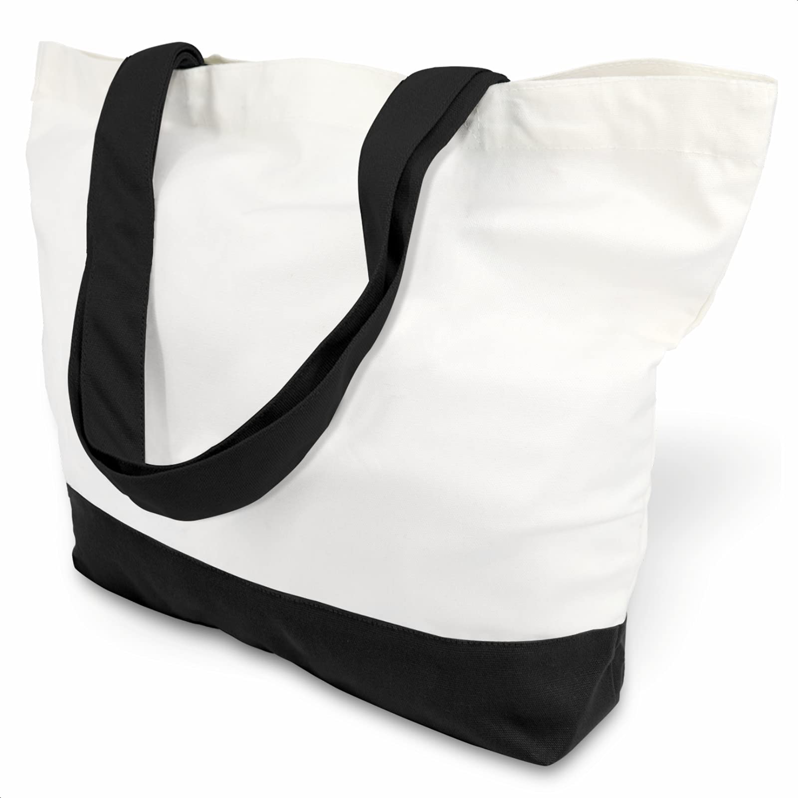 TOPDesign 6-pack tote front view shows spacious, practical daily shopping bag.