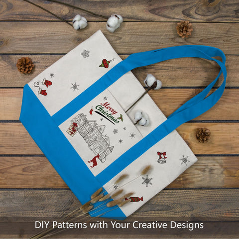 TopDesign tote bag made of heavy-duty cotton canvas demonstrating durability