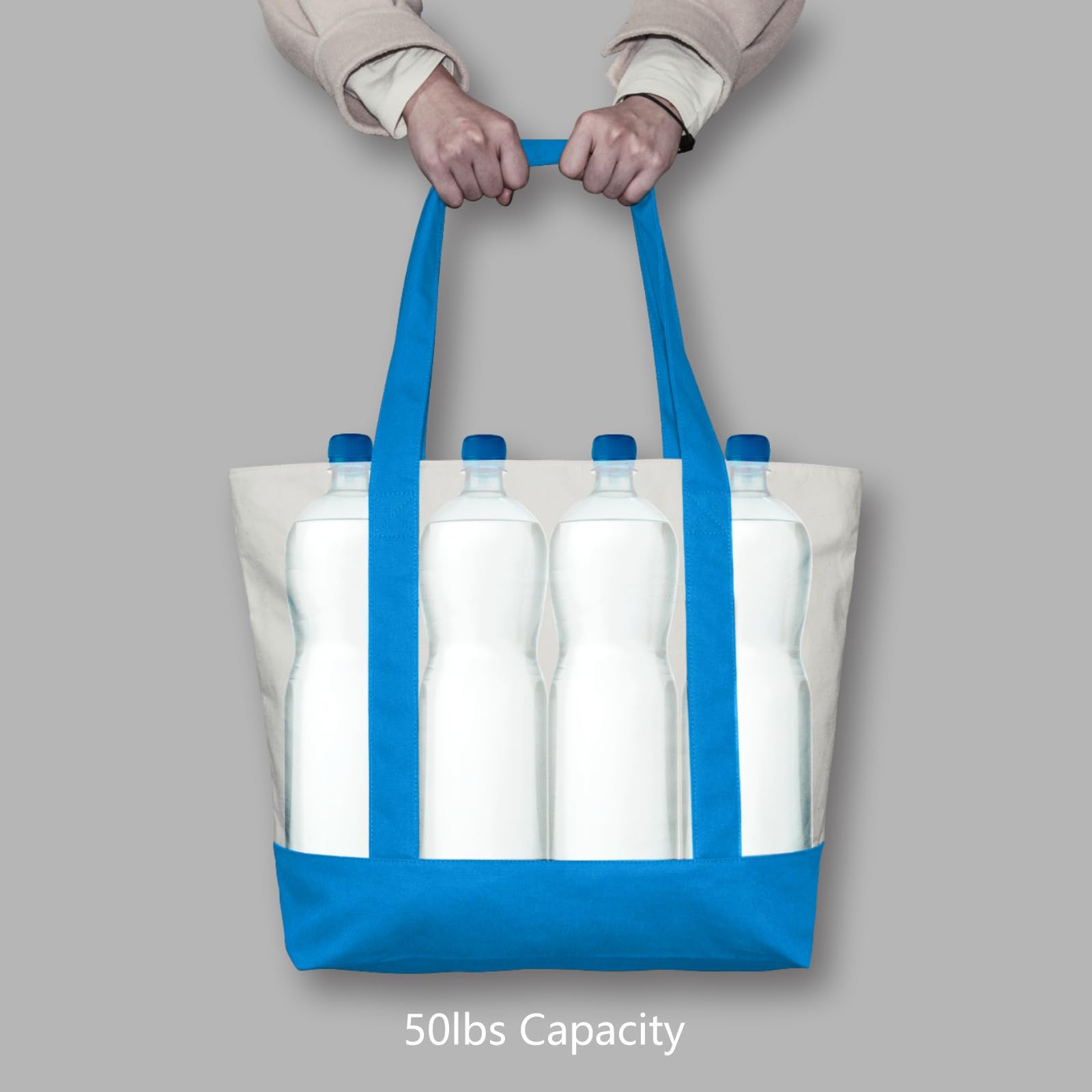 TopDesign tote bag versatile for beach, gym, travel, and shopping