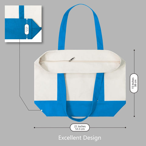 TopDesign tote bag with comfortable 1.5-inch shoulder strap for easy carrying