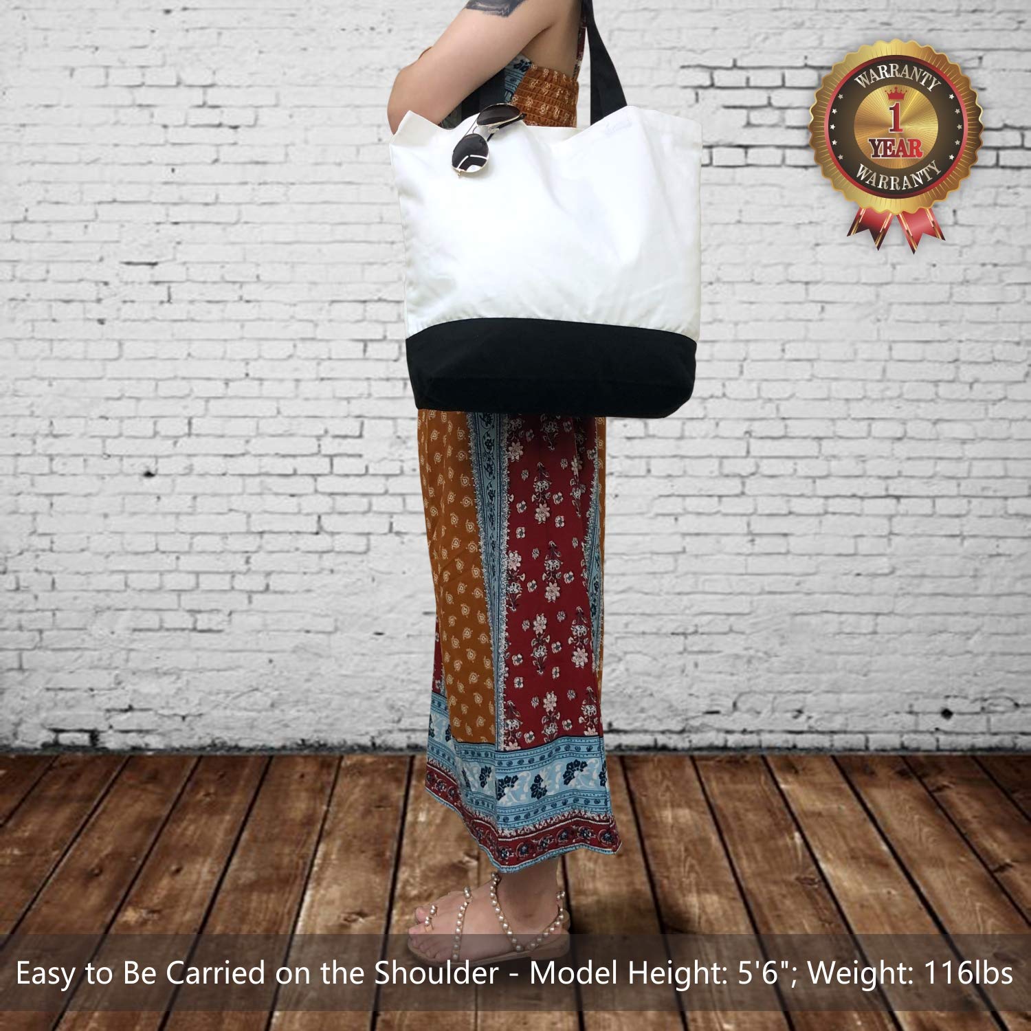 TOPDesign tote with reinforced handles and strong stitching for durable everyday use.