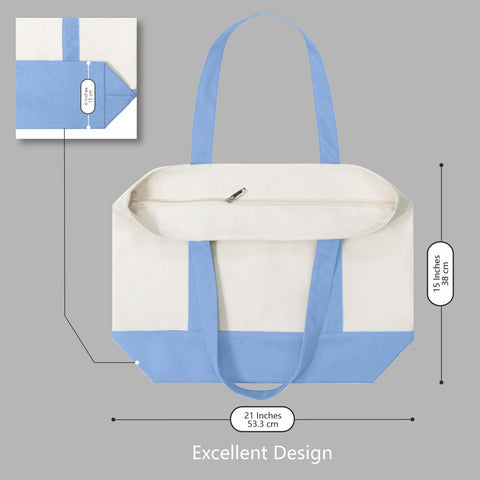 TopDesign tote includes an outside 8x8 pocket for small essentials.