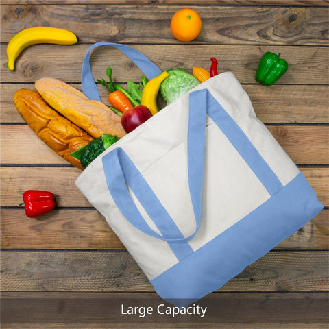 TopDesign tote's 25-inch shoulder handles enable comfortable all-day carry.