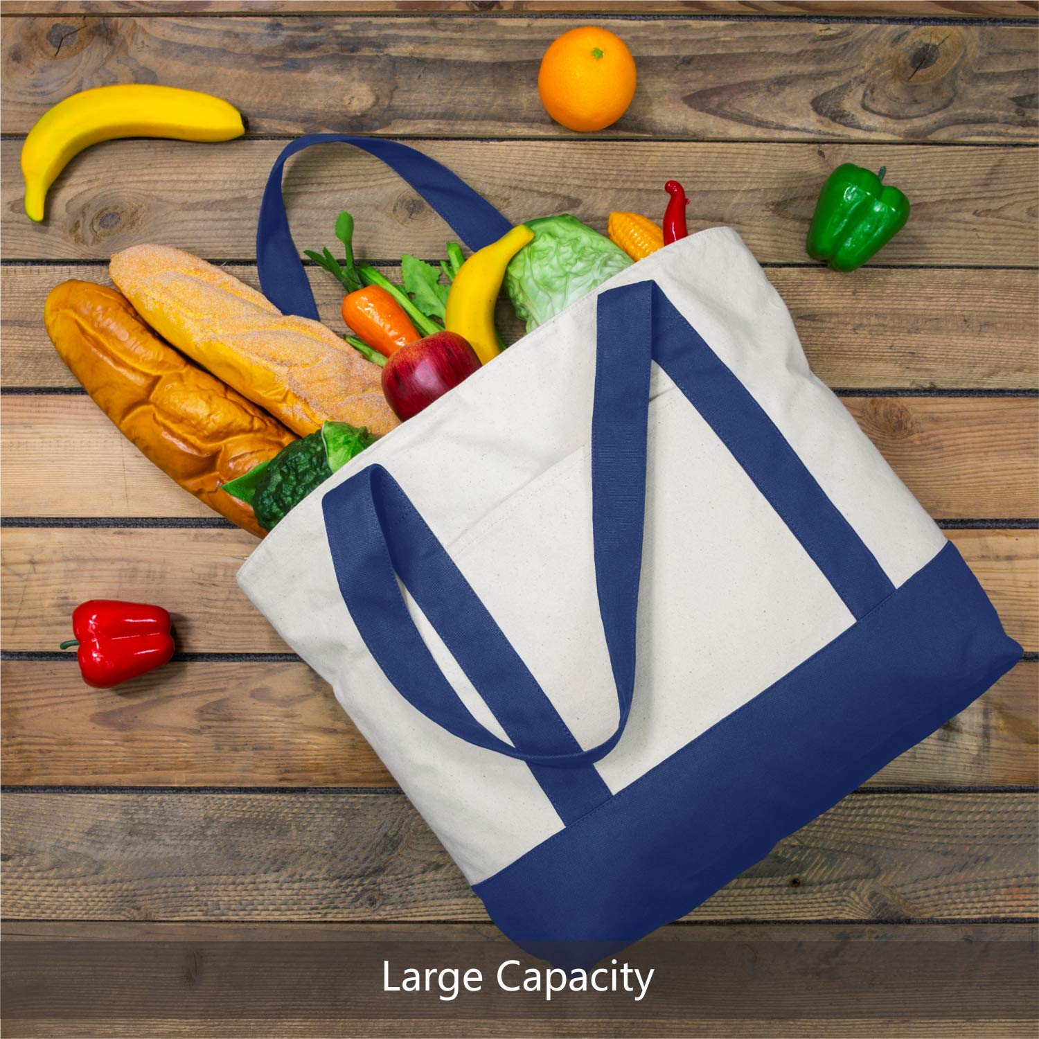 TopDesign tote bag features a comfortable 1.5 inch shoulder strap.
