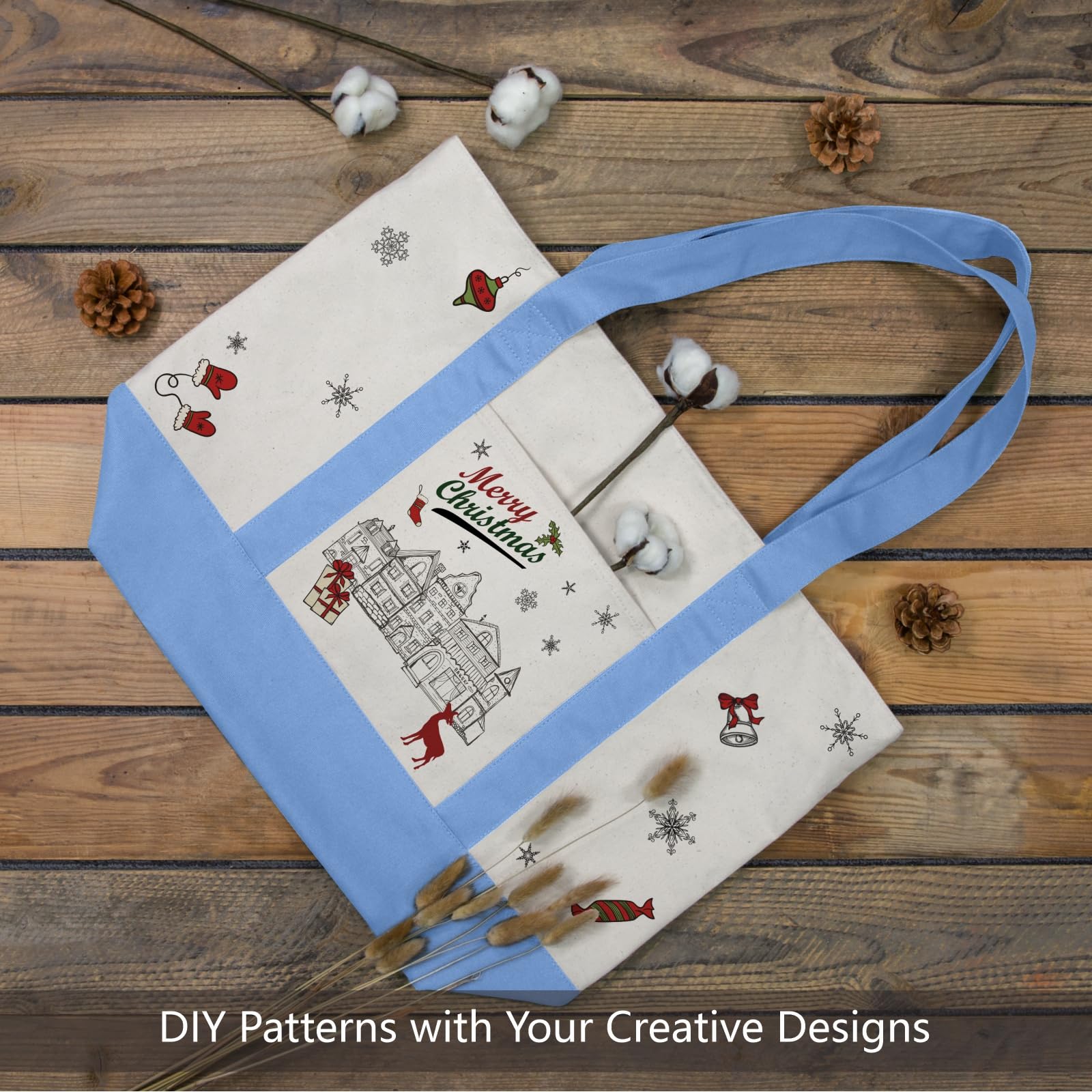 TopDesign tote features a secure top zipper closure for safer packing.