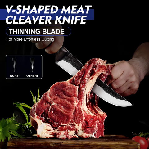 Topfeel boning knife with flexible blade for clean meat trimming.