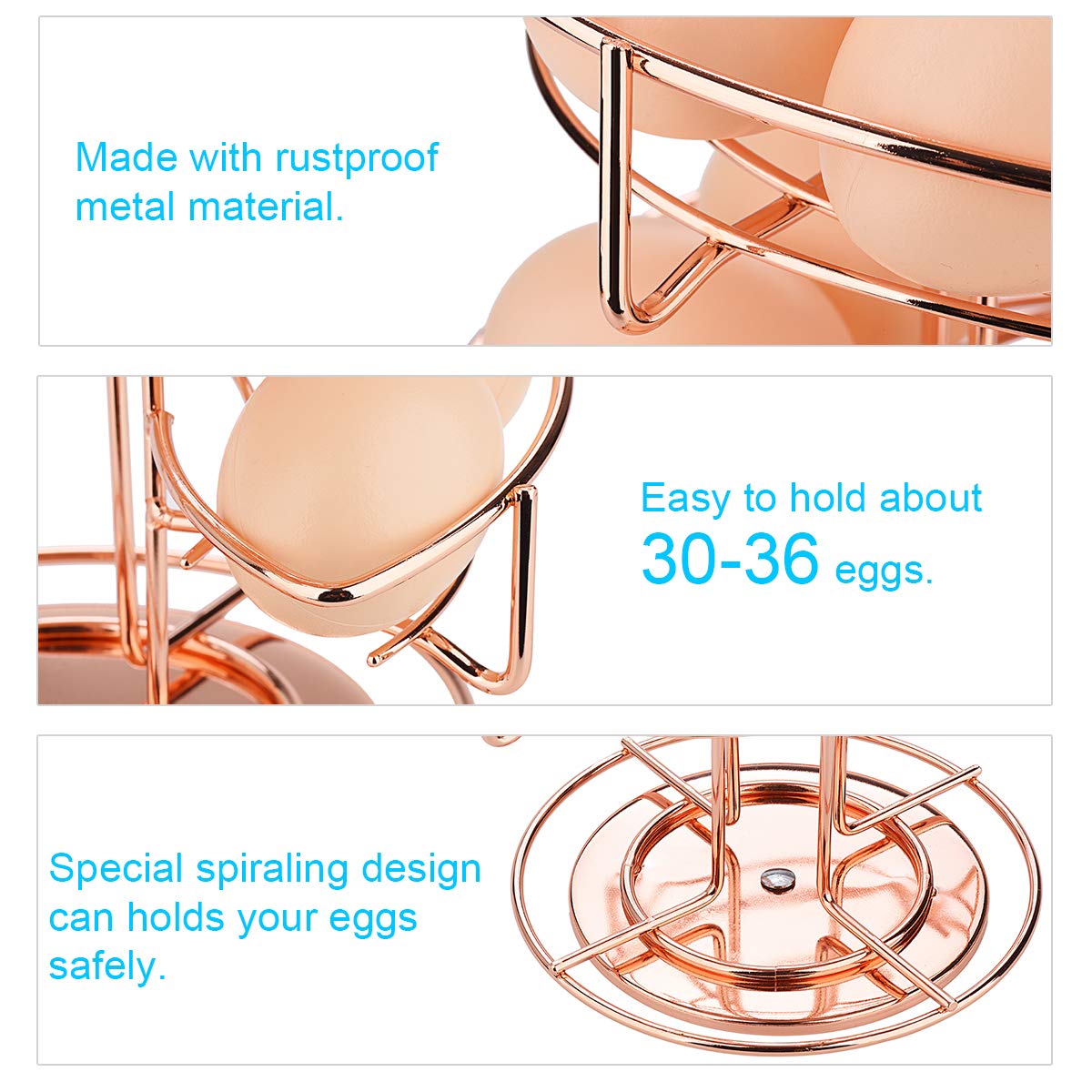 Toplife compact decorative design saves counter space.