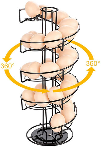 Toplife egg skelter holds up to 36 eggs for organized storage.