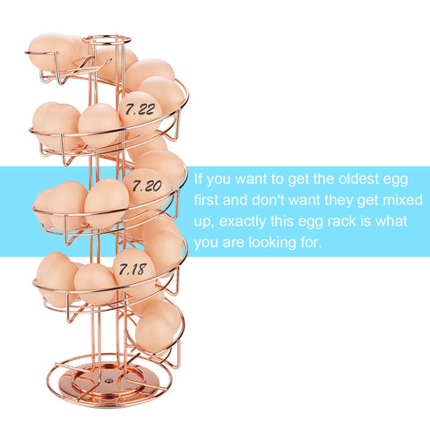 Toplife egg skelter holds up to 36 eggs for everyday use.