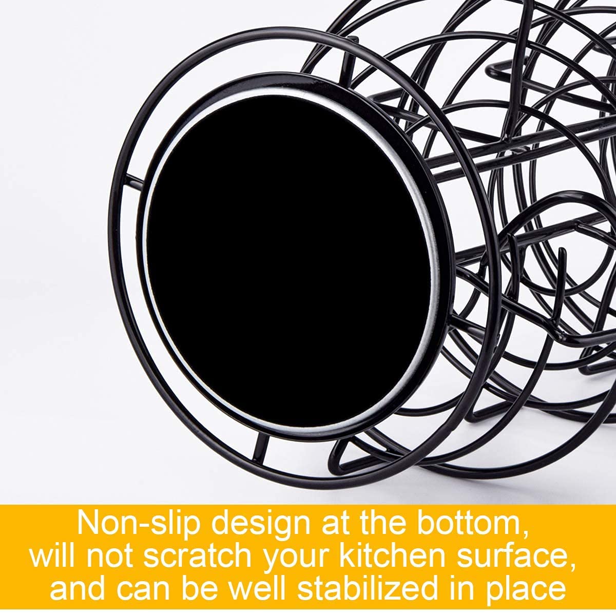 Toplife rotating egg rack provides quick access to eggs.