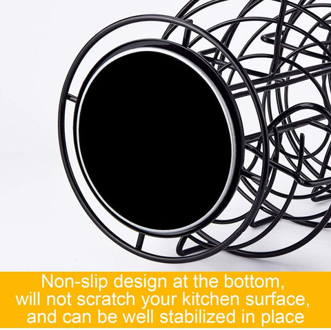 Toplife rotating egg rack provides quick access to eggs.