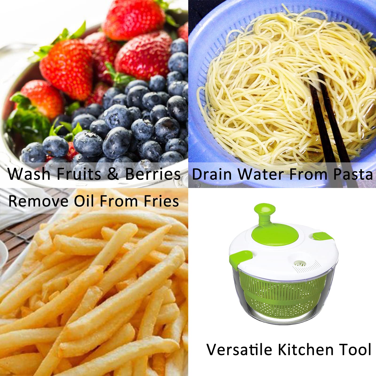 TOPROAD pasta and fries moisture control function for saucy dishes