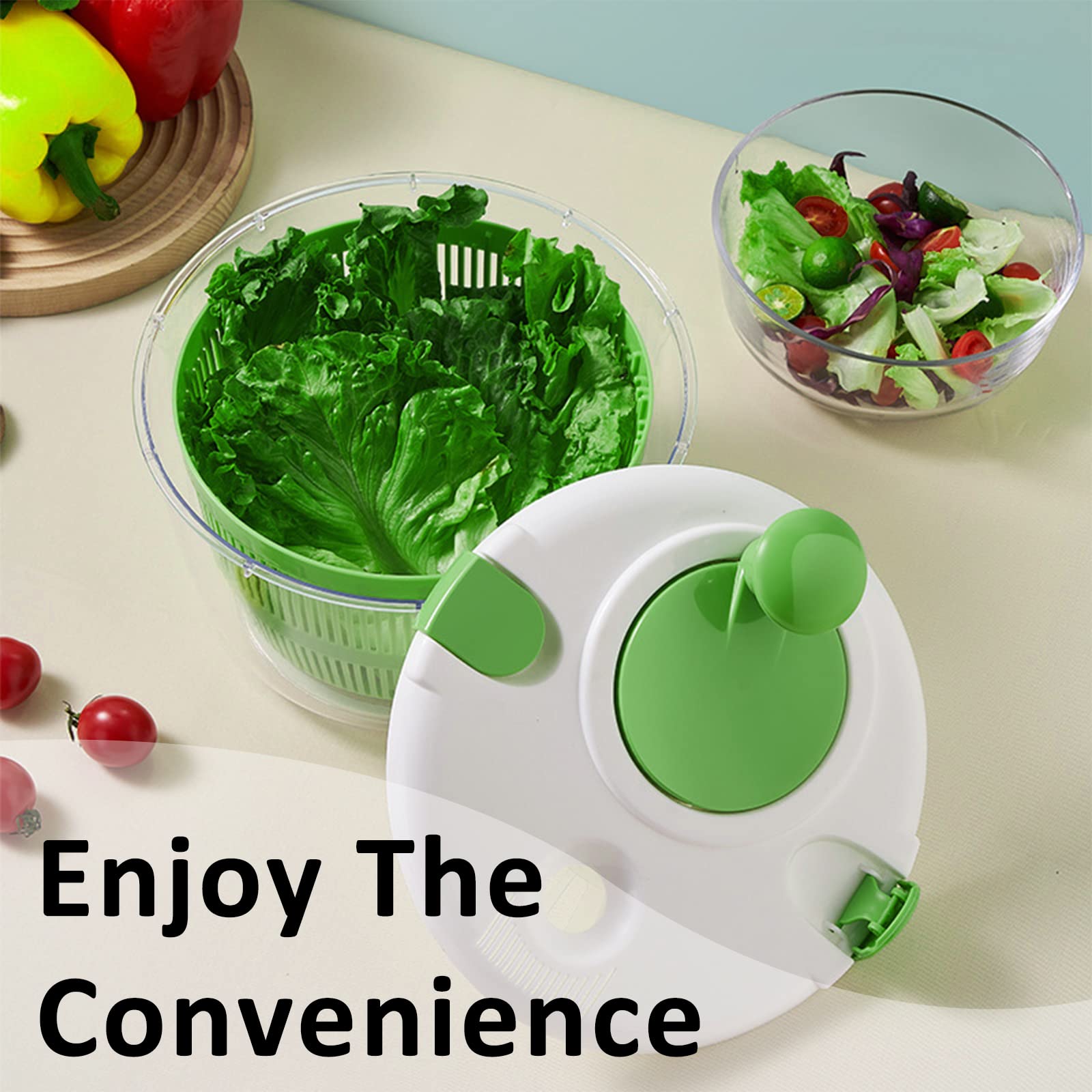 TOPROAD vegetable washer dryer highlights lid design for quick drying
