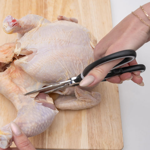 TopShelf Kitchenware non-slip ergonomic handles provide comfortable control.