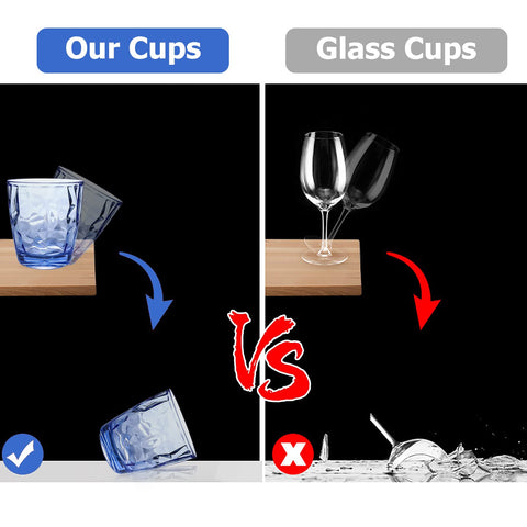 Dishwasher-safe Topsky tumblers tested for durability without hazing.