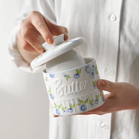 Add a pinch of salt to water to help keep butter fresh.