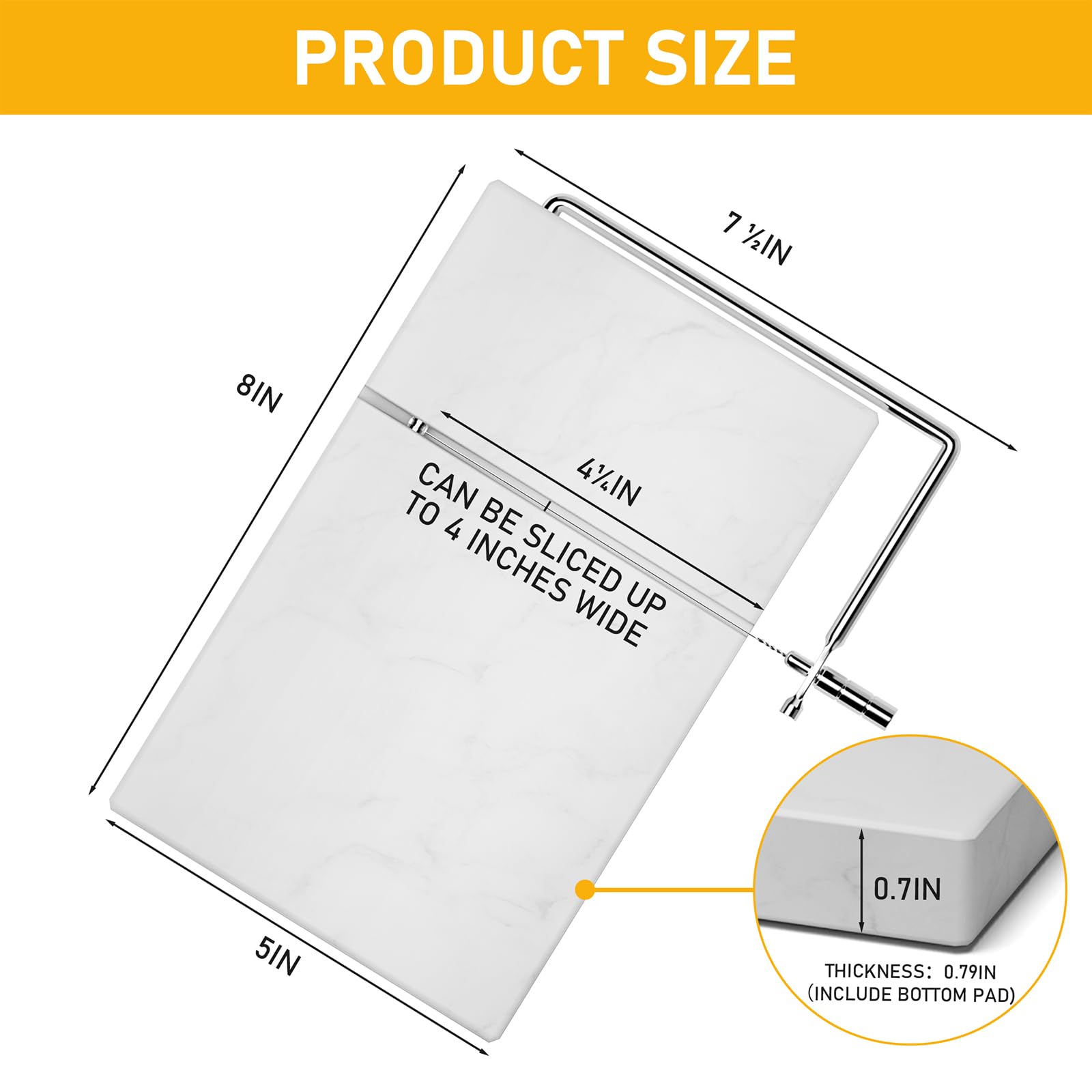Topulors cheese slicer wire installation shows simple setup.