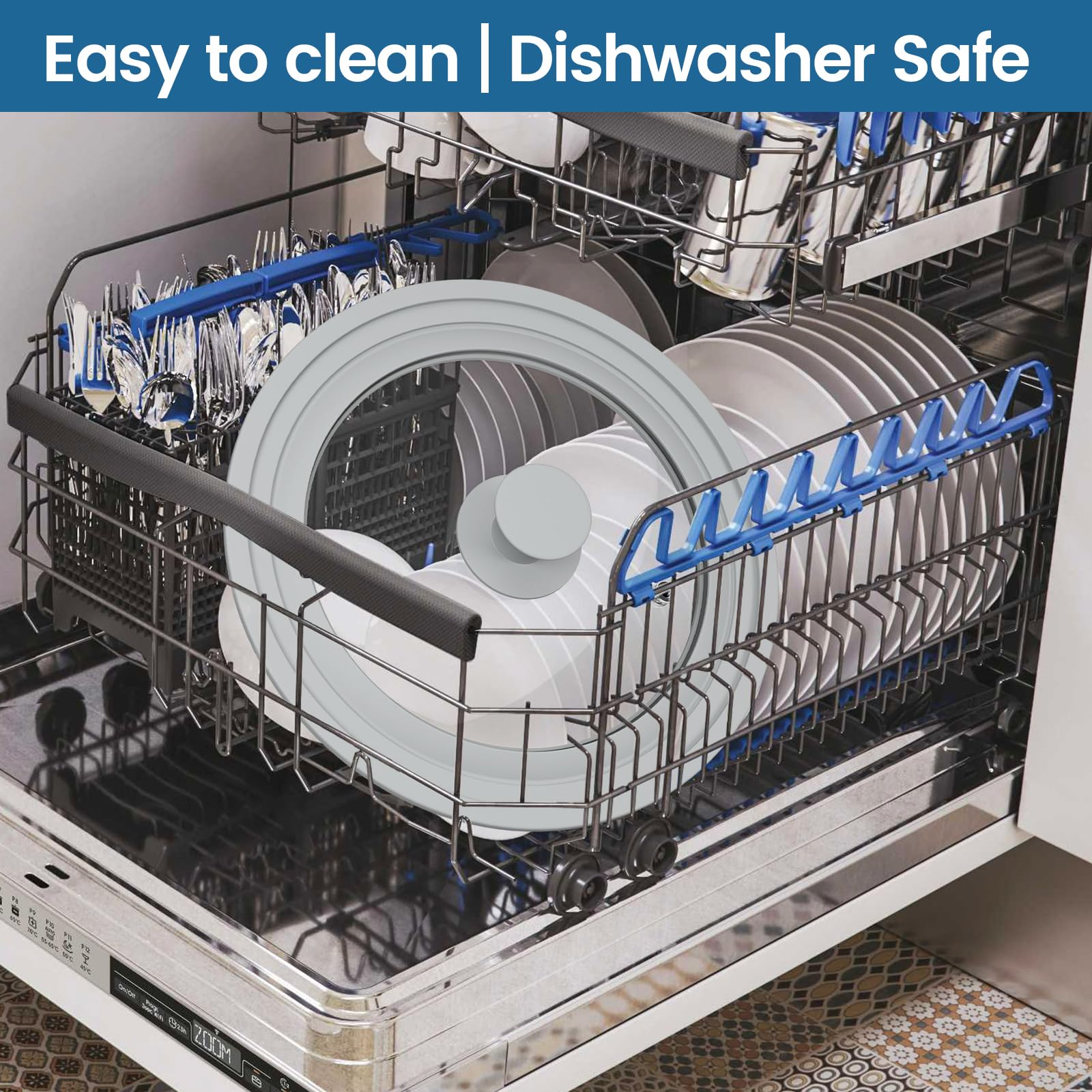 TOPULORS universal lid easy-clean design simplifies cleanup