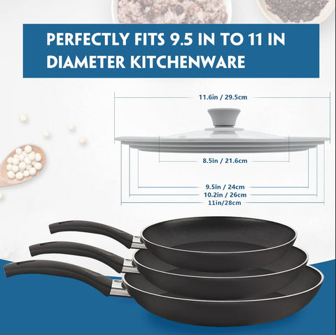 TOPULORS universal lid steam vent enables safe simmering
