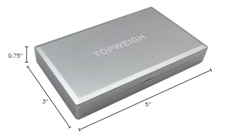 TOPWEIGH batteries included for immediate setup.