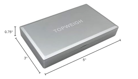 TOPWEIGH batteries included for immediate setup.