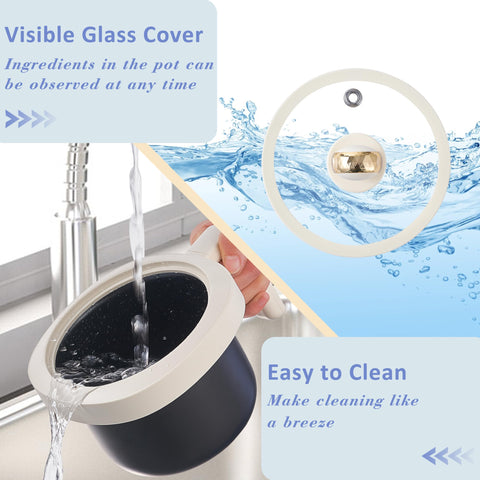 TopWit BPA-free label on small rice cooker for safe everyday use