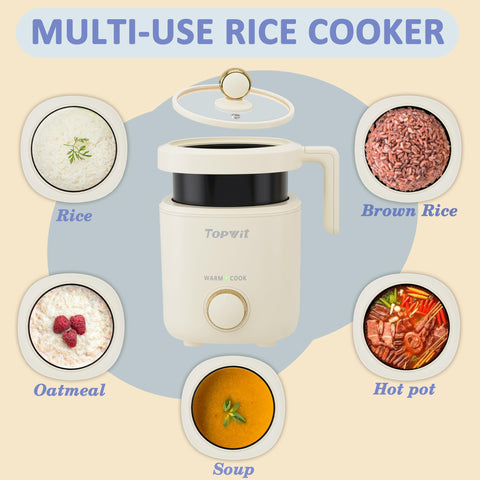 TopWit non-stick coating in the small rice cooker for easy release