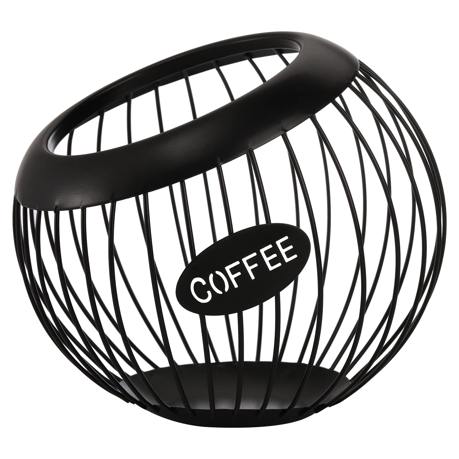 TOPZEA coffee pod holder with large capacity keeps pods organized and within reach.