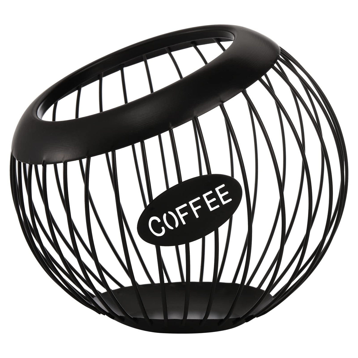 TOPZEA coffee pod holder with large capacity keeps pods organized and within reach.