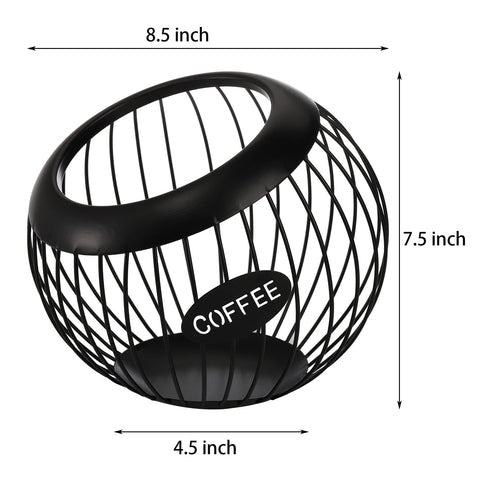TOPZEA k-cup organizer showcases sturdy metal construction for daily use.