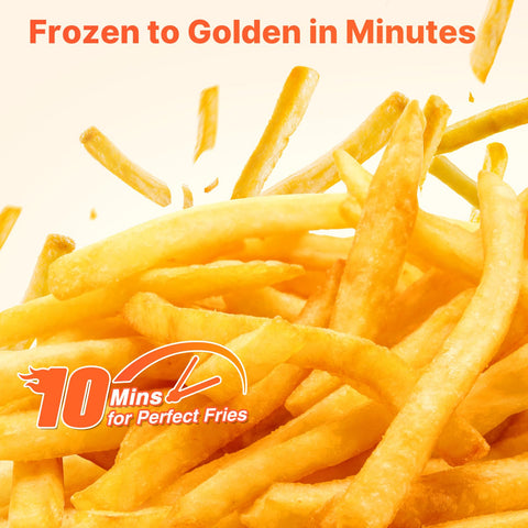 Topzee small air fryer compact design ideal for small kitchens and dorms.