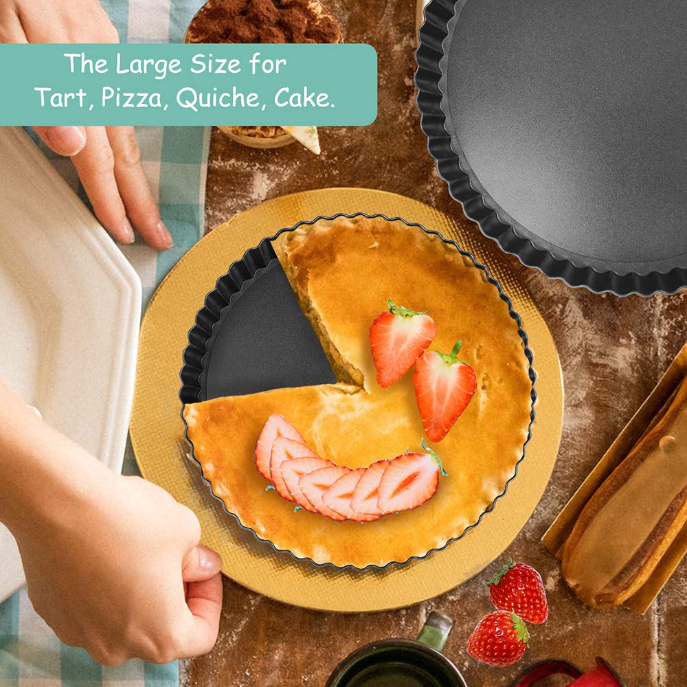 TORASO removable bottom design keeps desserts intact after baking.